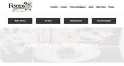 Desktop Screenshot of foodsgalore.com